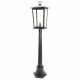 Светильник садово-парковый Feron PL756 столб 60W E14 230V, черный 51282. 