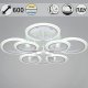 Потолочная светодиодная люстра Reluce 09502-0.3-4+4 WH. 