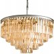 Подвесная люстра DeLight Collection 1920s Odeon KR0387P-10A chrome/amber. 