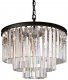 Подвесная люстра DeLight Collection 1920s Odeon KR0387P-6 black/clear. 