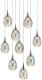 Подвесной светильник DeLight Collection Stilla MD24001004-9A chrome/clear. 