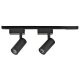 Комплект из 2 трековых светодиодных светильников на шинопроводе Apeyron 07-41. 