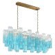 Подвесная люстра Loft IT Murano 10580/1000R Clear blue. 
