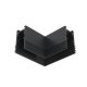 Коннектор для магнитных треков угловой Nowodvorski Lvm Horizontal Black 10158. 