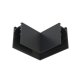 Коннектор для магнитных треков угловой Nowodvorski Lvm Horizontal Black 10164. 