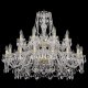 Подвесная люстра Bohemia Ivele Crystal 1411/16+8/360/2d/G. 