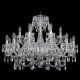Подвесная люстра Bohemia Ivele Crystal 1411/12+6/300/Ni. 