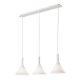 Подвесной светильник Ideal Lux Cocktail SP3 Bianco. 