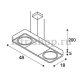 Подвесной светильник SLV Aixlight R2 Duo QPAR111 159211. 