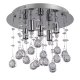 Потолочный светильник Ideal Lux Moonlight PL5 Cromo. 