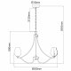Подвесная люстра Chiaro Палермо 386016708. 