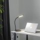 Настольная лампа (UL-00003339) Uniel TLD-553 Black/LED/400Lm/4500K/Dimmer/USB. 