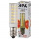 Лампа светодиодная ЭРА E14 7W 2700K прозрачная LED T25-7W-CORN-827-E14. 