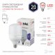 Лампа светодиодная ЭРА E27 20W 6500K матовая LED POWER T80-20W-6500-E27. 