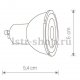 Лампа светодиодная Nowodvorski GU10 7W 4000K прозрачная 9178. 