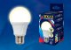 Лампа светодиодная Uniel (UL-00005030) E27 13W 3000K матовая LED-A60 13W/3000K/E27/FR PLP01WH. 