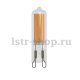 Лампа светодиодная (UL-00005057) G9 6W 3000K прозрачная LED-JCD-6W/3000K/G9/CL GLZ08TR. 