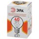Лампа накаливания ЭРА E27 40W прозрачная ДШ 40-230-E27-CL. 