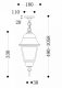 Уличный подвесной светильник Maytoni Abbey Road O003PL-01B. 