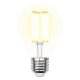 Лампа светодиодная филаментная Volpe (UL-00005897) E27 23W 3000K прозрачная LED-A70-23W/3000K/E27/CL PLS02WH. 