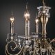 Подвесная люстра Eurosvet Ravenna 10104/5 античная бронза/прозрачный хрусталь Strotskis. 