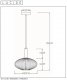Подвесной светильник Lucide Maloto 45386/30/33. 