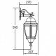 Настенный фонарь уличный Oasis Light 91202L Gb. 