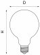 Лампочка светодиодная филаментная Lightstar 933102. 