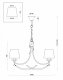 Подвесная люстра Freya Ariana FR5081PL-05CH. 
