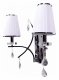 Бра Lumina Deco Glamour LDW 66247-2 WT+CHR. 