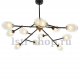 Подвесная люстра Lumina Deco Crocus LDP 7002-12 BK+MD. 