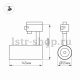 Светильник на штанге Arlight Lgd-Gera LGD-GERA-4TR-R55-10W Warm (WH, 24 deg). 