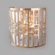 Настенный светильник Eurosvet Lory 10116/2 золото/прозрачный хрусталь Strotskis. 