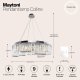 Подвесная люстра Maytoni Colline MOD083PL-09CH. 