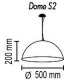 Подвесной светильник TopDecor Dome Royal S2 12 33. 