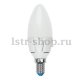 Лампа светодиодная Uniel E14 7W 3000K матовая LED-C37 7W/WW/E14/FR PLP01WH Набор из 5штук UL-00008089. 