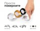 Встраиваемый светильник Ambrella Diy Spot 1 C7652 SBK черный песок D106*H25mm MR16 GU5.3. 