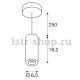 Подвесной светодиодный светильник SLV Numinos S PD Dali 1004434. 