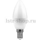 Лампа светодиодная Feron E14 7W 6400K Свеча Матовая LB-97 25477. 
