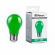 Лампа светодиодная Feron E27 3W зеленая LB-375 25922. 
