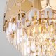 Подвесная люстра Eurosvet Ariana 10124/5 золото/прозрачный хрусталь Strotskis Smart. 