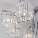Потолочная люстра Eurosvet April 10126/8 хром/прозрачный хрусталь Strotskis Smart. 
