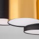 Потолочная люстра TK Lighting Mona 3447 Mona Black/Gold. 
