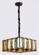 Подвесной светильник Ambrella light Traditional 6 TR5150 CF/TI кофе/янтарь E14/6 max 40W 500*500*1000. 