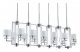 Подвесная люстра Newport 4408+6/S сhrome М0064730. 
