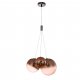 Подвесной светодиодный светильник Crystal Lux Elche SP3 Copper. 