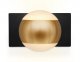 Спот Ambrella light Wall 16 FW571 SBK/GD черный песок/золото G9 max 40W 100*70*85. 