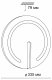 Настенно-потолочный светильник Sonex Button 3041/CL. 