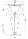 Интерьерная настольная лампа Maytoni Verre Z005TL-01BS. 