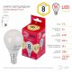Лампа светодиодная ЭРА E14 8W 2700K матовая LED P45-8W-827-E14 R Б0050697. 